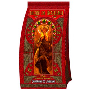 Amore De Bohema Чай земляника со сливками 200гр